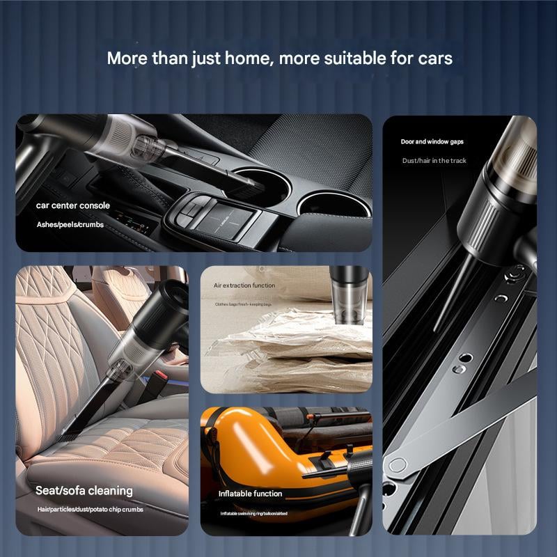 2026🔥Wireless  Handheld Car Vacuum Cleaner Portable Cordless , Vacuum Cleaner with Multi-Nozzles